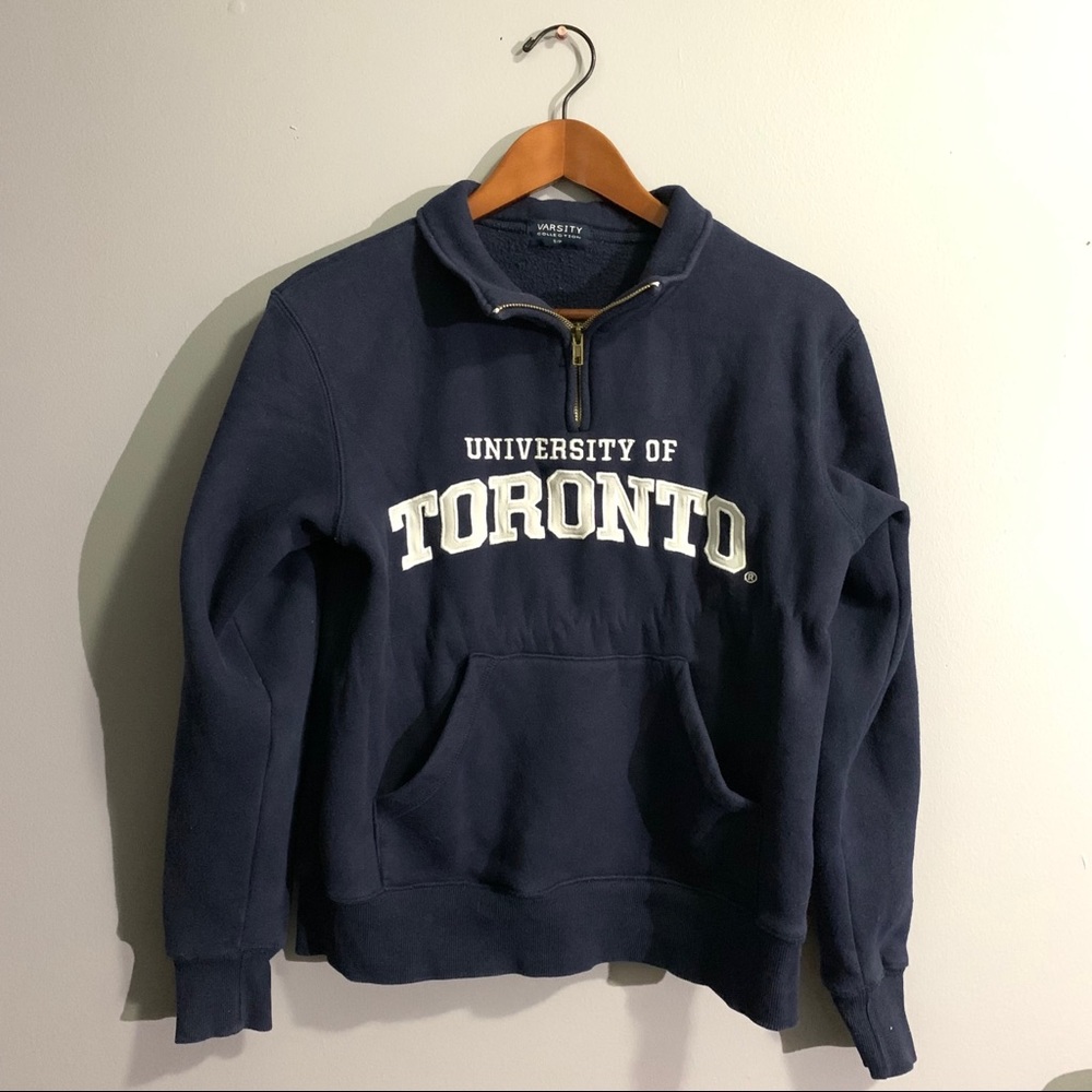 University of Toronto Varsity Quarter Zip Sweater